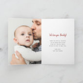 フォトコラージュバレンタインデーのカードパパ カード (内部)