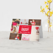 フォトコラージュバレンタインデーのカードパパ カード (黄色い花)