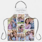 フォトコラージュパーソナライズされたおばあちゃん エプロン (正面)