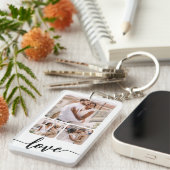 フォトコラージュパーソナライズされたカスタマイズ可能文字 キーホルダー (正面右)