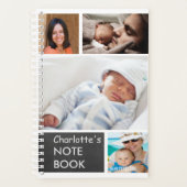 フォトコラージュパーソナライズされたカスタム プランナー手帳 (正面)