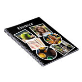 フォトコラージュパーソナライズされたキッズ独自の作成 ノートブック (右側)