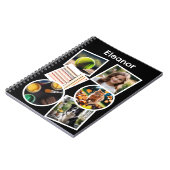 フォトコラージュパーソナライズされたキッズ独自の作成 ノートブック (左側)