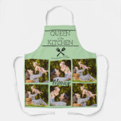 フォトコラージュパーソナライズされたキッチンエプロン エプロン (正面)