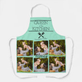 フォトコラージュパーソナライズされたキッチンエプロン エプロン (正面)