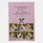 フォトコラージュパーソナライズされたキッチンタオル キッチンタオル (縦)