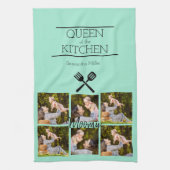フォトコラージュパーソナライズされたキッチンタオル キッチンタオル (縦)