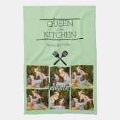 フォトコラージュパーソナライズされたキッチンタオル キッチンタオル (縦)
