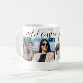 フォトコラージュパーソナライズされたコーヒーマグ4 コーヒーマグカップ (正面左)
