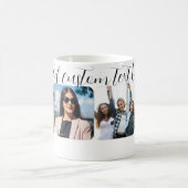 フォトコラージュパーソナライズされたコーヒーマグ4 コーヒーマグカップ (中央)
