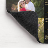 フォトコラージュパーソナライズされたファミリー2025カレンダー3 マウスパッド (コーナー)