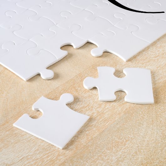 フォトコラージュパーソナライズされたファミリー ジグソーパズル (側面)