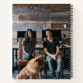 フォトコラージュパーソナライズされたファミリー ノートブック (裏面)