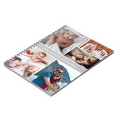 フォトコラージュパーソナライズされたファミリー ノートブック (左側)