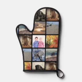 フォトコラージュパーソナライズされたプリントの全体の追加 鍋つかみ