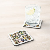 フォトコラージュパーソナライズされたモノグラム コースター (右側)