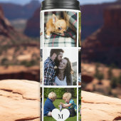 フォトコラージュパーソナライズされたモノグラモダンム タンブラー