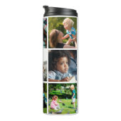 フォトコラージュパーソナライズされたモノグラモダンム タンブラー (回転右)