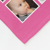 フォトコラージュパーソナライズされた25フォトDIYカスタム フリースブランケット (角)