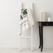 フォトコラージュパーソナライズされた9枚の写真とハート シェルパブランケット (インサイチュ)