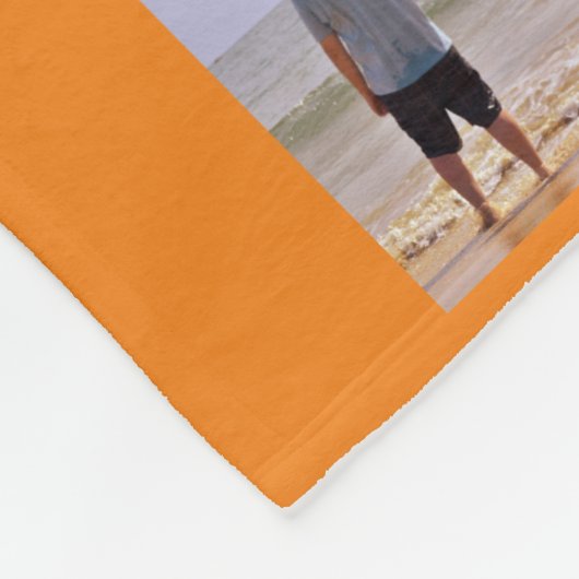 フォトコラージュパーソナライズされたDIYカスタム フリースブランケット (角)