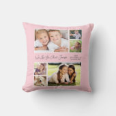 フォトコラージュピンク クッション (正面)
