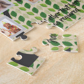 フォトコラージュファミリーツリーテンプレートパーソナライズされた2 ジグソーパズル (側面)