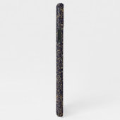 フォトコラージュファミリー写真テンプレート金ゴールド黒 iPhoneケース (右側)