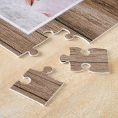 フォトコラージュファミリー名1014 Pcs 素朴 Wood ジグソーパズル (側面)