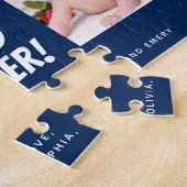 フォトコラージュファミリー最高のパパEver ジグソーパズル (側面)