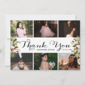 フォトコラージュフローラ サンキューカード (正面)