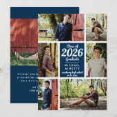 フォトコラージュブルー大学院 案内状 (正面/裏面)