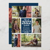 フォトコラージュブルー大学院 案内状 (正面/裏面)