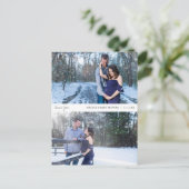 フォトコラージュベビーシャワーサンキューカード ポストカード (スタンド正面)