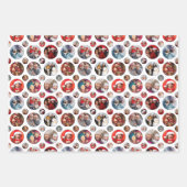 フォトコラージュホリデー ラッピングペーパーシート (正面2)