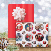 フォトコラージュホリデー ラッピングペーパーシート