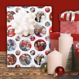 フォトコラージュホリデー ラッピングペーパーシート