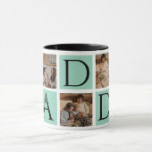 フォトコラージュマグカップ – 5枚 | 父の日 マグカップ (中央)