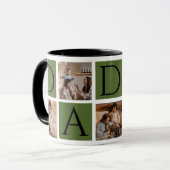 フォトコラージュマグカップ – 5枚 | 父の日 マグカップ (正面左)