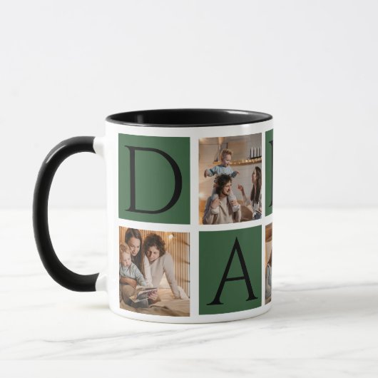 フォトコラージュマグカップ – 5枚 | 父の日 マグカップ (左)