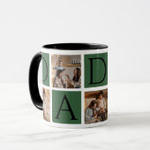 フォトコラージュマグカップ – 5枚 | 父の日 マグカップ (正面左)