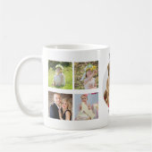 フォトコラージュマグ年生まれ誕生日ママパパ詳細 コーヒーマグカップ (左)