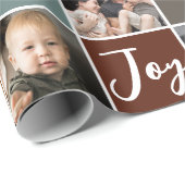 フォトコラージュメリーと明るいクリスマス ラッピングペーパー (ロールコーナー)