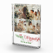 フォトコラージュメリークリスマスレトロタイポグラフィ フォトブロック (右)