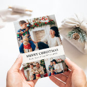 フォトコラージュメリークリスマス シーズンカード