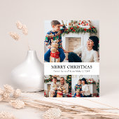 フォトコラージュメリークリスマス シーズンカード