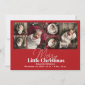 フォトコラージュメリーリトルクリスマス シーズンカード (正面)