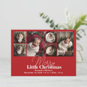フォトコラージュメリーリトルクリスマス シーズンカード (スタンド正面)