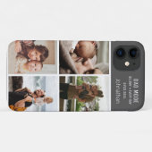 フォトコラージュモダンの個人用パパモード Case-Mate iPhoneケース (裏面(横))