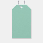 フォトコラージュモダンギフトラベルと「Daddy」文字 ギフトタグ (裏面)